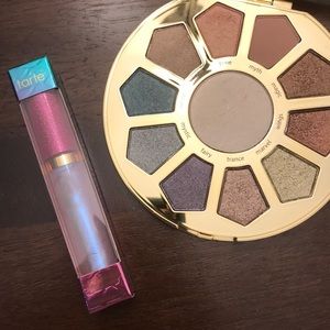 Tarte unicorn palette and mermaid lipgloss
